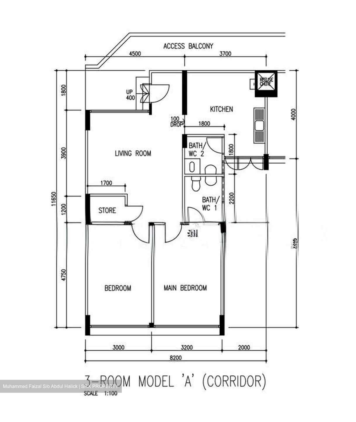 Blk 633 Rowell Court (Central Area), HDB 3 Rooms #566609531
